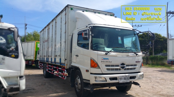 Hino Mega 500 ปี 55 ตู้สิบบาน 7.5 เมตร พื้นไม้ พร้อมวิ่งงาน