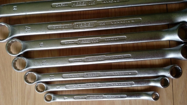 ขายประแจแหวนชุด12ตัวเยอรมัน6-32 เบอร์มิลHAZET Made in GERMANY.