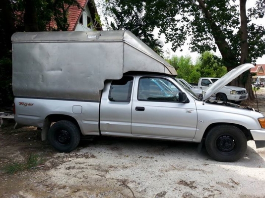 กระบะ ไทเกอร์ D4D ปี 03 เครื่อง 1J เกียร์ออโต้ คิดแก๊ส LPG