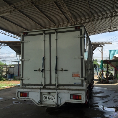 ขาย 6 ล้อ Hino XZU 423R EURO 3 ปี 08 พร้อมตู้ 10 บาน ยาว 5 เมตร(รถห้าง)