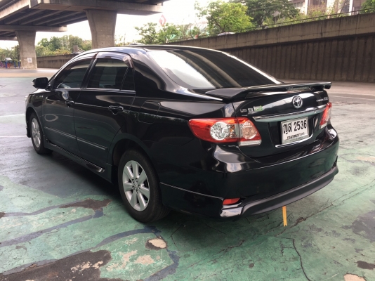 toyota altis 1.6e cng สีดำ ปี 10จด2011 รถสวยมากมือเดียวไมล์น้อยแท้ ขับดีสุด