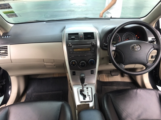 toyota altis 1.6e cng สีดำ ปี 10จด2011 รถสวยมากมือเดียวไมล์น้อยแท้ ขับดีสุด