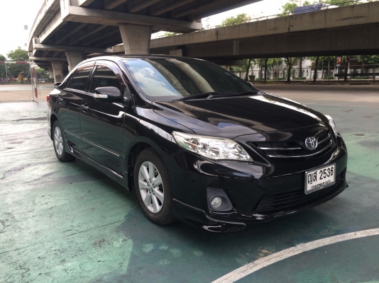 toyota altis 1.6e cng สีดำ ปี 10จด2011 รถสวยมากมือเดียวไมล์น้อยแท้ ขับดีสุด