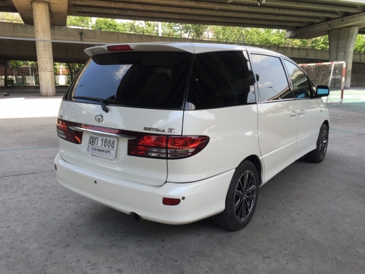 toyota estima 2.4g ไม่ไฮบริด สีขาว ปี2005 รถขับดีไม่มีปํญหาอะไร