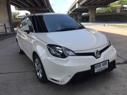 mg 3 1.5d สีขาว ปี 2016 มือเดียวสวยๆ วิ่งน้อยมาก