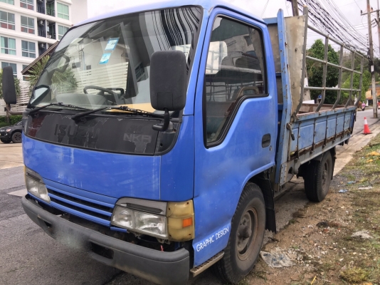 รถอีซูซู 6 ล้อ รั้ว ( ไม่ดั้ม ) NKR 100 แรงม้า. ปี 47.     สนใจติดต่อ  081 - 6079515