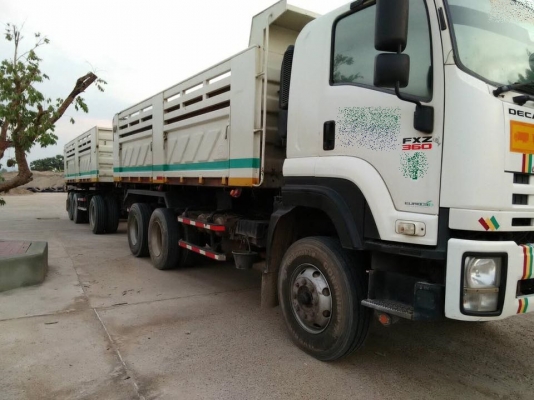 ขายรถสิบล้อ ISUZU DECA FXZ360แรง ปี54 ดั้มสามมิตร มีระบบลากพ่วง