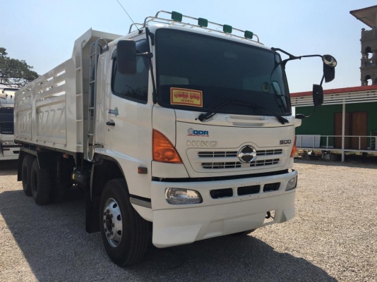 ขายรถสิบล้อ HINO FM2P 320แรงปี48 ดั้มสามมิตร มีระบบลากพ่วง