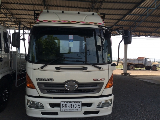 Hino Fc9J series 500 ปี52เครื่องยนต์Jo5e 145แรงม้า กระบะเหล็กพร้อมคอก(ต่อใหม่) ยาว5.50เมตร สภาพสวยพร้อมใช้งาน