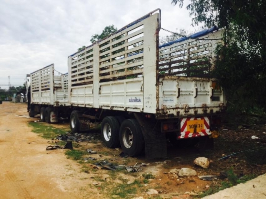 ขายรถพ่วงไม่ดัมพ์ Isuzu เครื่อง 360 แรง ปี 55 กะบะไม่ดัมพ์สามมิตร ลูก 3 เพลาแท้ยาว 7 เมตร ขายรถพ่วงไม่ดัมพ์ Isuzu เครื่อง 360 แรง ปี 55 กะบะไม่ดัมพ์สามมิตร ลูก 3 เพลาแท้ยาว 7 เมตร