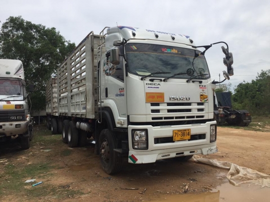 ขายรถพ่วงไม่ดัมพ์ Isuzu เครื่อง 360 แรง ปี 55 กะบะไม่ดัมพ์สามมิตร ลูก 3 เพลาแท้ยาว 7 เมตร ขายรถพ่วงไม่ดัมพ์ Isuzu เครื่อง 360 แรง ปี 55 กะบะไม่ดัมพ์สามมิตร ลูก 3 เพลาแท้ยาว 7 เมตร