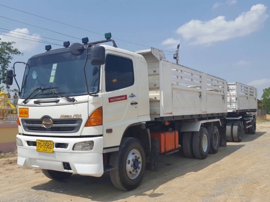 ขาย HINO MEGA 320 แรงม้า แม่ลูกดั้มสามมิตร ปี48