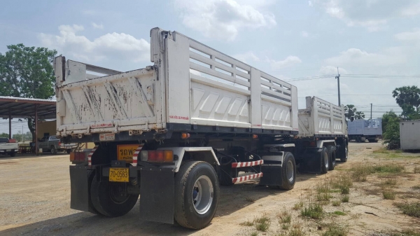 ขาย HINO MEGA 320 แรงม้า แม่ลูกดั้มสามมิตร ปี48