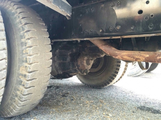 ขายรถบรรทุกสิบล้อ Mitsubishi เครื่อง 240 แรง ปี 57 กระบะดัมพ์ ทะเบียนพร้อม