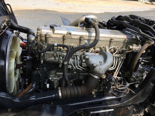 ขายรถบรรทุกสิบล้อ Mitsubishi เครื่อง 240 แรง ปี 57 กระบะดัมพ์ ทะเบียนพร้อม