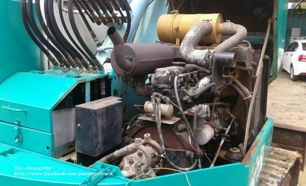 FROM JAPANรถขุดMINI EXCAVATOR HANIX S&amp;B550 (เทียบเท่าPC50uu-1)มีเก๋ง/ เครื่องยนต์MITSUBISHI-K4M ราคาเพียง 265,000 บาท สนใจรีบติดต่อ 0819337688