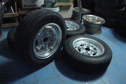 ล้อแม็ก หายาก ขอบ 13 ยี่ห้อ Dunlop Japan แท้ ล้อแม็ก หายาก ขอบ 13 ยี่ห้อ Dunlop Japan แท้