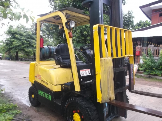ขายโฟล์คลิฟท์ HYSTER รุ่น H 2.5 TX- EL เสาคู่ สูง 4 เมตร ใช้แก๊ส