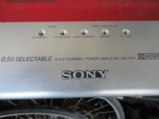 เพาเวอร์แอมป์ SONY เพาเวอร์แอมป์ SONY