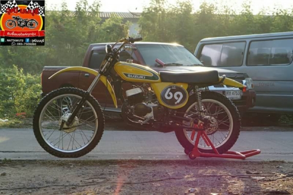 วุฒิ นนบุรี ขาย TS125cc. แต่งเป็น TM125cc. ตัวนอกทะเบียนพร้อมโอน