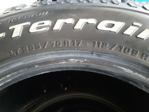 BF All USA. 265/70/17 ปี13 สภาพสวยๆ 1ชุด BF All USA. 265/70/17 ปี13 สภาพสวยๆ 1ชุด