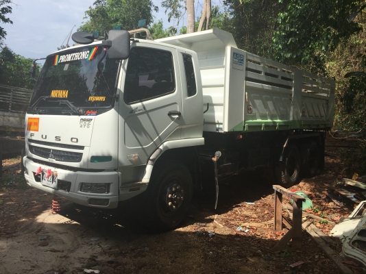 10ล้อดั้ม270แรง...ปี55 FUSO FN62M..ยูโร3 รถบรรทุกข้าวเปลือก ใช้น้อย 94000 กิโล ...