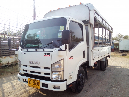 6 ล้อ *Euro.3* ISUZU NMR 130 แรงม้า *คอมมอนเรว* ยาว 4.30 ม.* รถสวยเดิม+สวยจริงสวยจัด *รถห้างแท้*  มีเล่มพร้อม (ปี57)