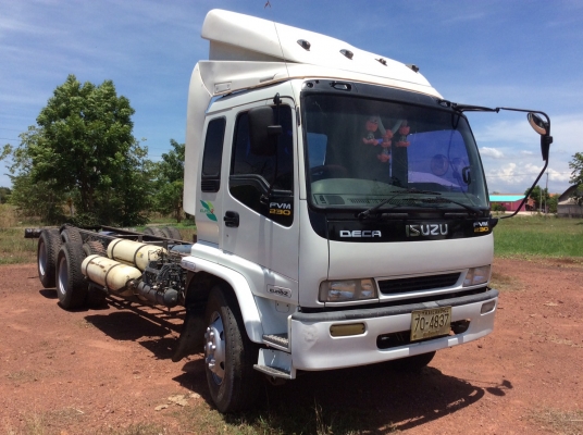 ISUZU 10ล้อ DECAเพลาเดียว ปี52 (ติดก๊าช CNG) ยาว7.5 ม. รถสวย แอร์เย็น ขับดี เครื่องดี ครัทซีสวยจัด ขาย 650,000 บาท ศุภากร 081-1903107, 081-4252943