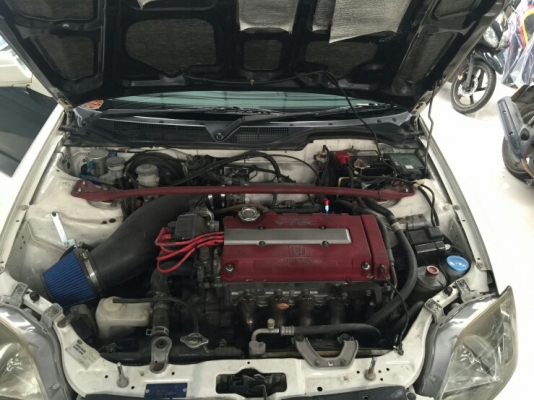 ขายรถยนต์EK 9 type r แท้ รถจดประกอบถูกต้อง เครื่อง B16B กล่อง P08 rom แล้วจูน e85