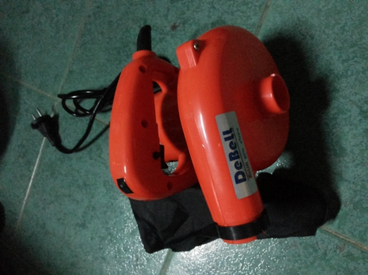 โบเวอร์ เป่า - ดูด ลมกำลังแรงแบบพกพา ยี่ห้อ De BELL ขนาดกำลัง 500 W. ปรับรอบสปีดความเร็วได้