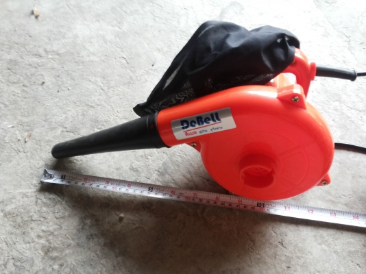 โบเวอร์ เป่า - ดูด ลมกำลังแรงแบบพกพา ยี่ห้อ De BELL ขนาดกำลัง 500 W. ปรับรอบสปีดความเร็วได้