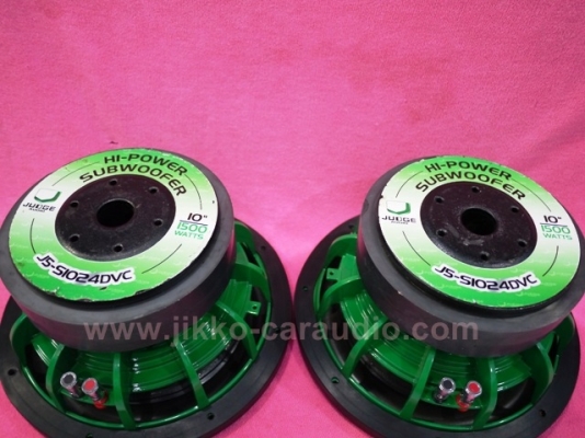 JUDGE แบรนด์ดังในกลุ่ม ESQL ลำโพงซับ รุ่น J5-S1024DVC 10" โครงหล่อ แม่เหล็กสองชั้น วอยซ์คู่ รับแรงขับ 1,500W. สภาพเหมือนใหม่ พิเศษ 5,990 by JIKKO