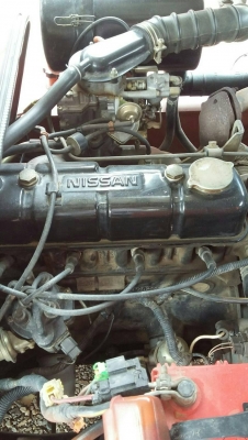 โฟคลิฟท์  NISSAN 25 เครื่องเบนซิน เก่านอกใช้งานแค่สองเดือน