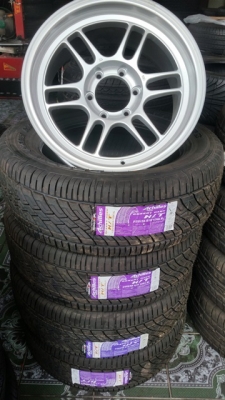 ขายล้อใหม่TE37*RPF1 18 9.5+10.5ยางใหม่255/55/18   4 ล้อ