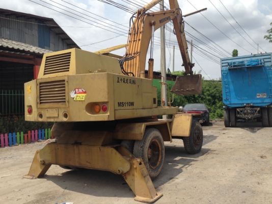 ขาย!!! แม็คโครตักล้อยาง มิตซูบิชิ 110 W.S "เบอร์โทร 081-942-5002"