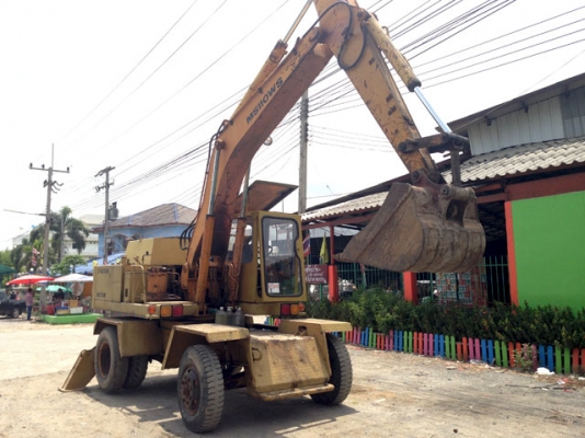 ขาย!!! แม็คโครตักล้อยาง มิตซูบิชิ 110 W.S "เบอร์โทร 081-942-5002"