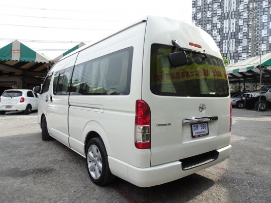 ขายรถตู้CNG 2.7ปี 12เกียAT สีขาว แต่งวีไอพีเบาะสามแอร์บัสท์