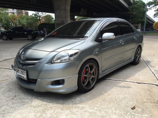2008 TOYOTA SOLUNA VIOS 1.5 E IVORYสีเทา