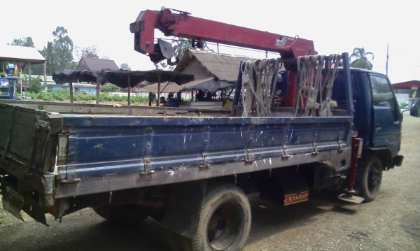 ขายรถหกล้อ Toyota DYNA เครื่อง 115 แรง ติดเครน 2.5 ตัน ทาดาโน่