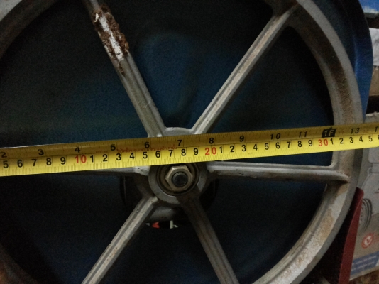 เครื่องเลื่อยสายพาน WoodMac พร้อมใช้งาน ปรับองศาการเอียงของแท่นโต็ะตัดได้