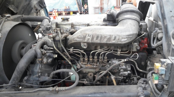 รถบรรทุก 6 ล้อใหญ่ ตู้แห้ง HINO รุ่นFF ปี94  เครื่อง 195 แรง ยาว 6.2 เมตร มีเสากลาง ราคา 470,000 บ.รถอยู่สระบุรี (ต่อรอง) #รถบรรทุกตู้แห้ง #รถบรรทุก6ล้อ