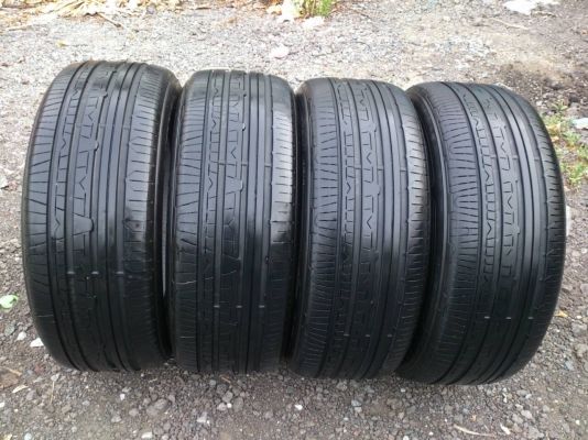 ขายยาง NITTO 205/55R16 MADE IN JAPAN ยางส้ปดาห์ที่04 ปี15 ดอกยางเต็มหนาสดเท่ากันไม่ร้าวไม่แตกลาย สวยๆ จำนวน 1 ชุด