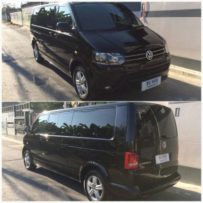 volk caravelle 2.0TDi ดีเซล สีดำ