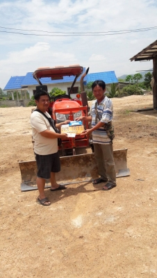 ขอบคุณพี่ๆจากเชียงรายคับรถไถคูโบต้า L4708อุปกรณ์3อย่าง ดัน ผาน โล  ทำงานทุกวันเล่มพร้อม