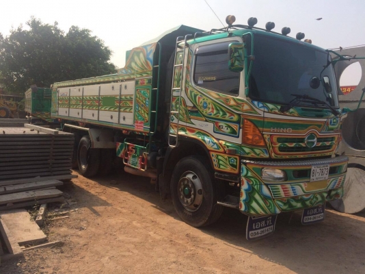 ขายรถพ่วงแม่-ลูก HINO Serie500 แท้จากห้าง เครื่อง NGV 360 แรงม้า กระบะ ต่ออู่ ST นครปฐม ตัวลูก 3 เพลา เล่มพร้อมโอน