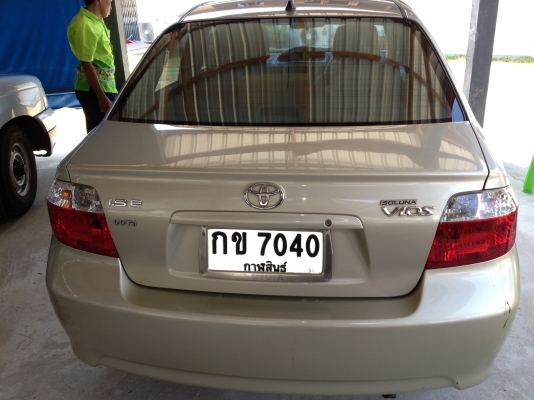 ขายTOYOTA, SOLUNA VIOS 1.5 E (ABS) ปี 2005 เกียร์ออโต้สวยจัดมือเดียววิ่งน้อย