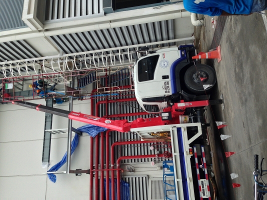 หจก.แมกซีนเครน ทรานสปอร์ตให้เช่า รถบรรทุกติดเครน  รถเครน