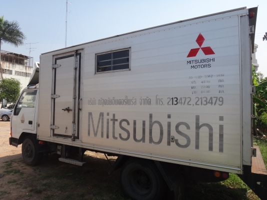 ขายด่วนรถหกล้อ พร้อมตู้ MITSU  CANTER  รถห้างมือเดียวพร้อมใช้งาน