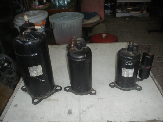 คอมเพรสเซอร์แอร์บ้านทุกขนาด  โรตารี่  ลูกสูบ  ขายส่งปลีก