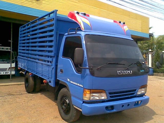 ขายอีซูซู 6 ล้อ NPR รถห้าง เปลี่ยนเครื่อง 4 BG1 คอกสูง รถสวย พร้อมใช้